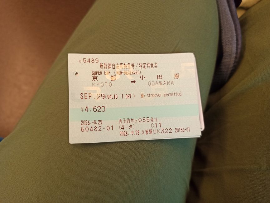 Weiterreise nach Hakone
