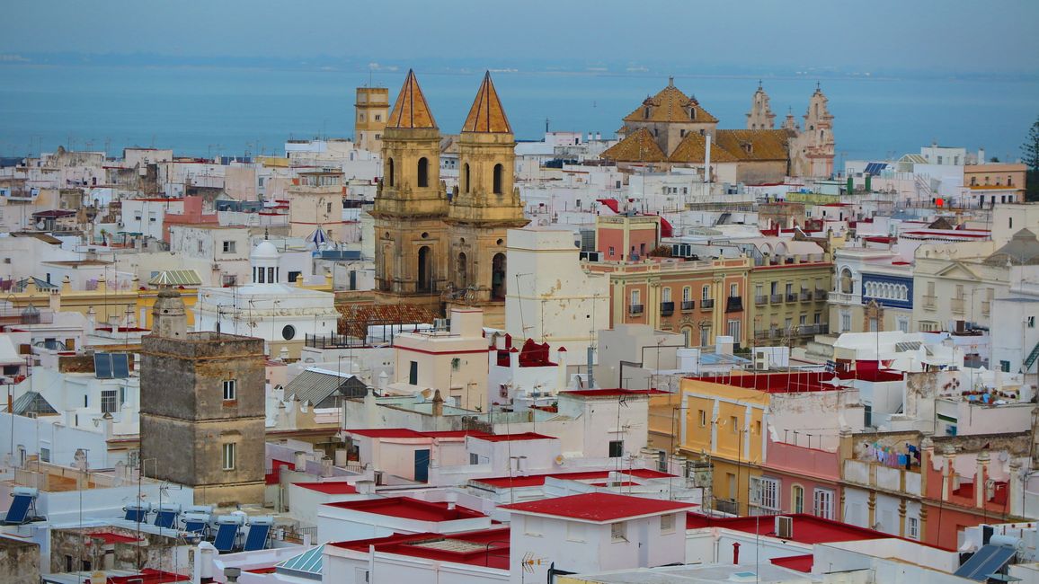 Cadiz vom Torre Tavira gesehen