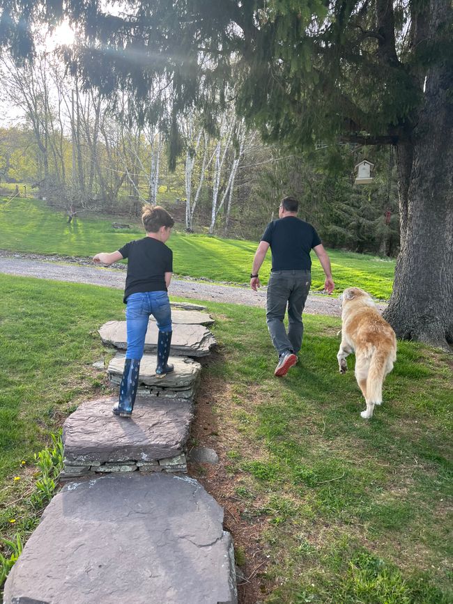 Donnerstag: SUNY Delhi College, Golfspielen und Besuch bei Terry