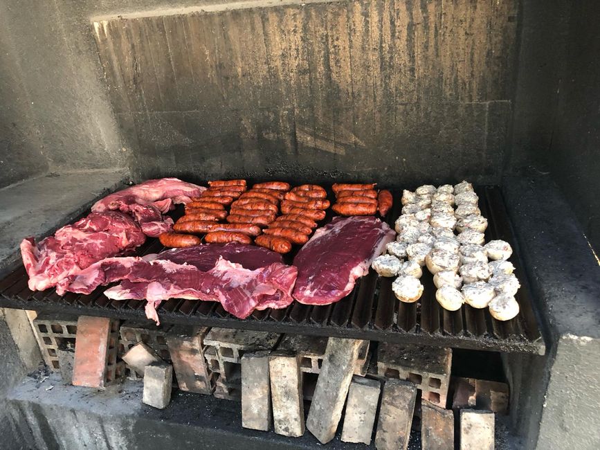Grilling Chilean style