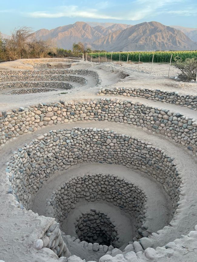 👷♂️Tag 30, 06.11.
Nazca: Gli acquedotti di Cantalloc