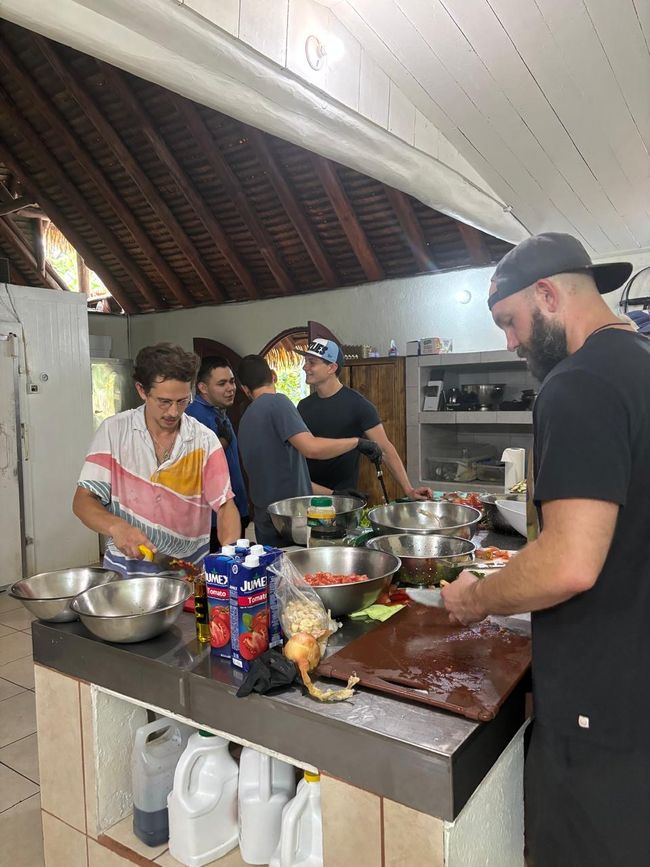 Cucinare con il gruppo