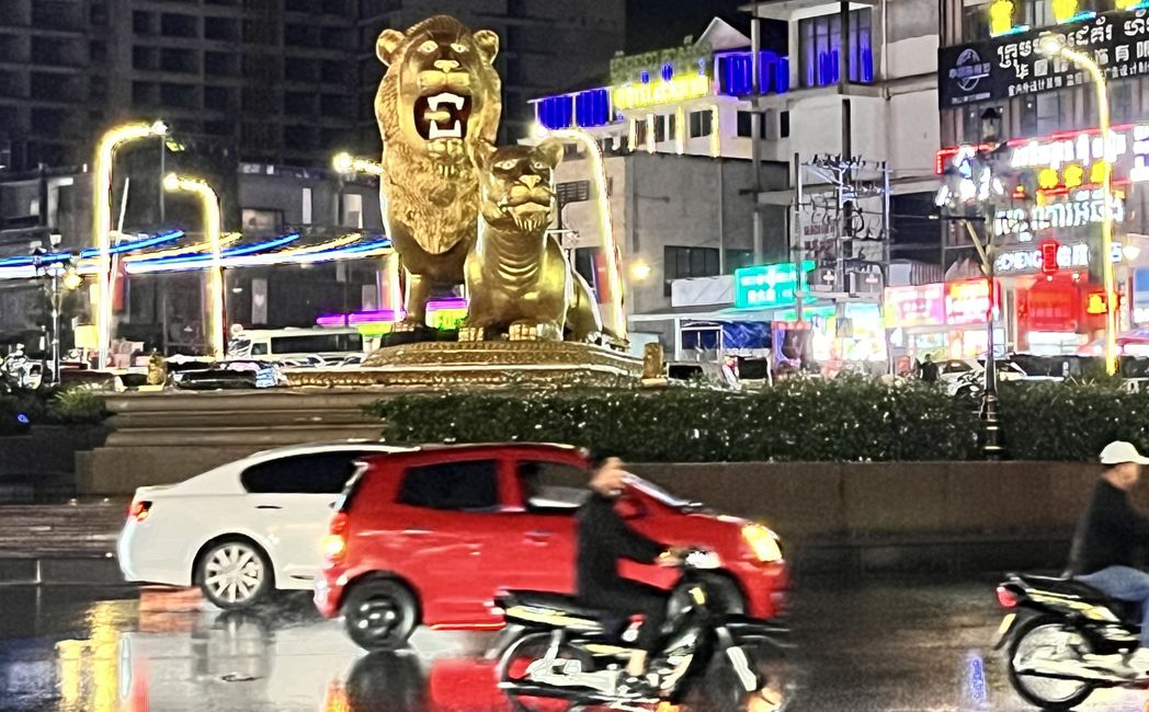 Platz der Goldenen Löwen in der Stadtmitte
