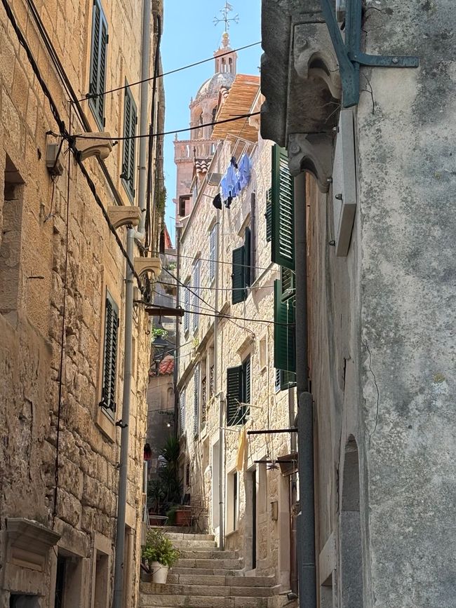 Isla Korcula y "ciudad antigua"