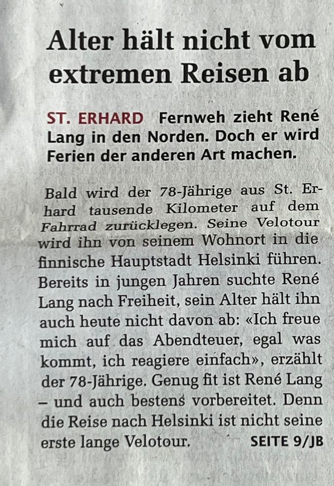 Bericht in der heutigen SurseerWoche
