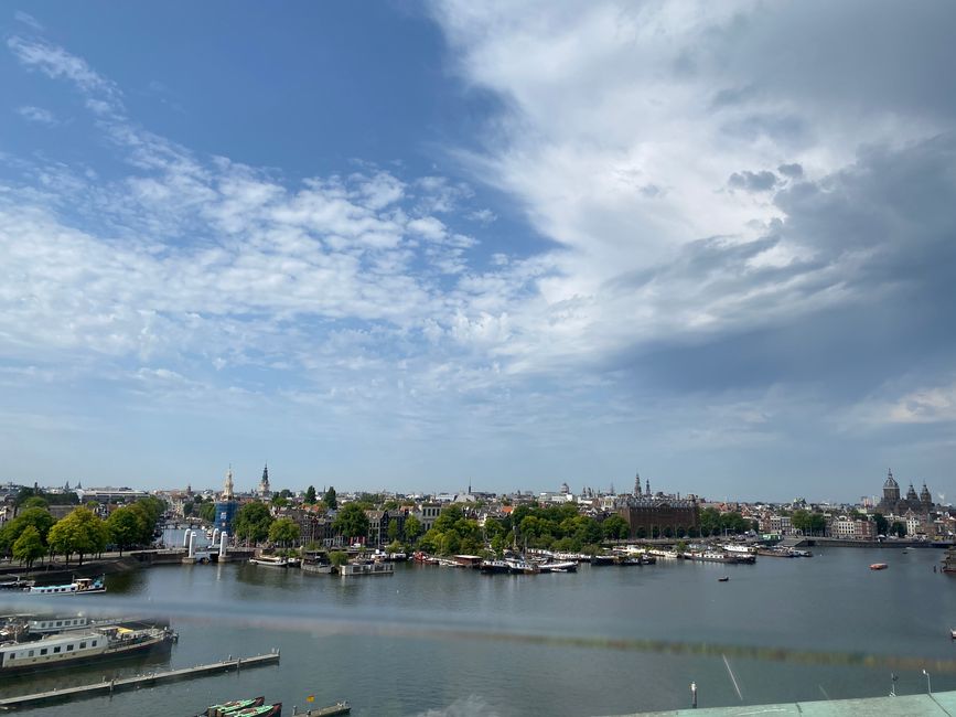 e il tentativo di catturare Amsterdam dall'alto in una foto