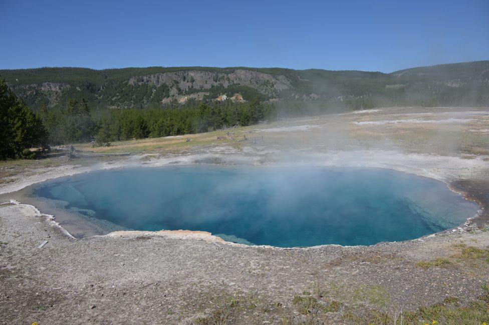 Bassin supérieur des geysers - Piscine Gem