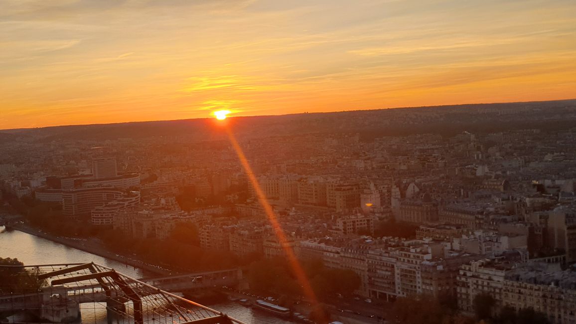 Sonnenuntergang am Eiffelturm