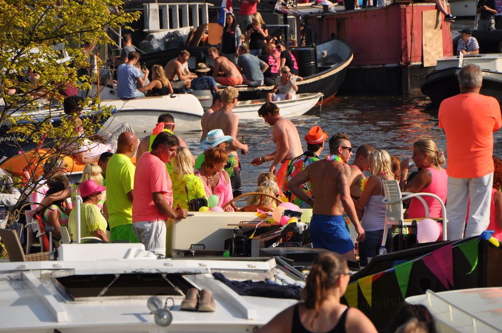 Prideday in Amsterdam im August 2015