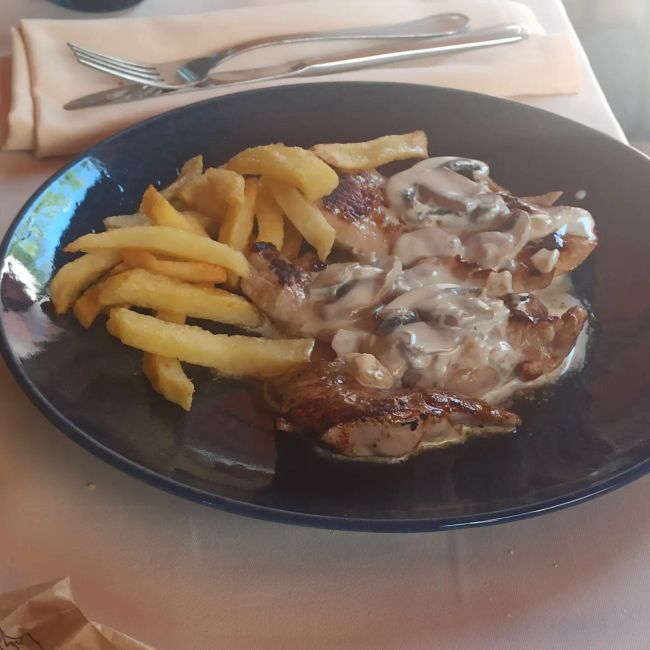 Essen im Casa Senén Restaurant (Béjar, Salamanca) (Juli 2023)