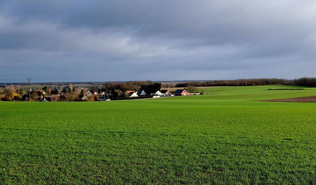 ...durch Agrarlandschaft