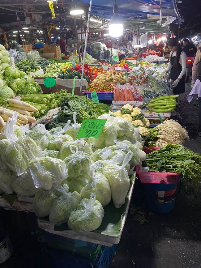 Chiang Mai - Visit to the wholesale market