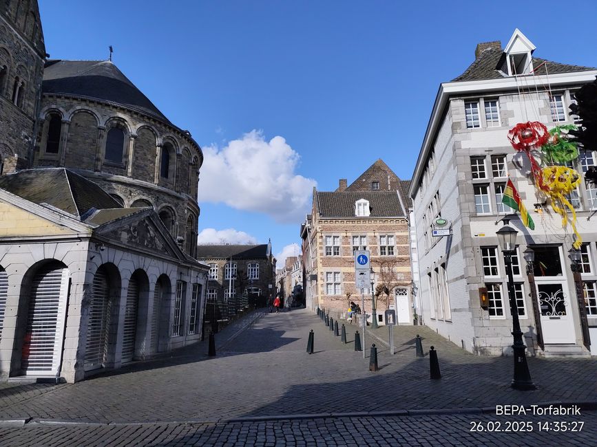 Une petite belle pause à Maastricht (Pays-Bas) après un rendez-vous à Aix-la-Chapelle (D)