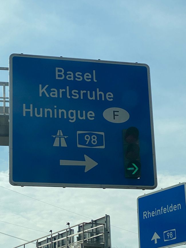 Endlich gefunden - die Autobahn