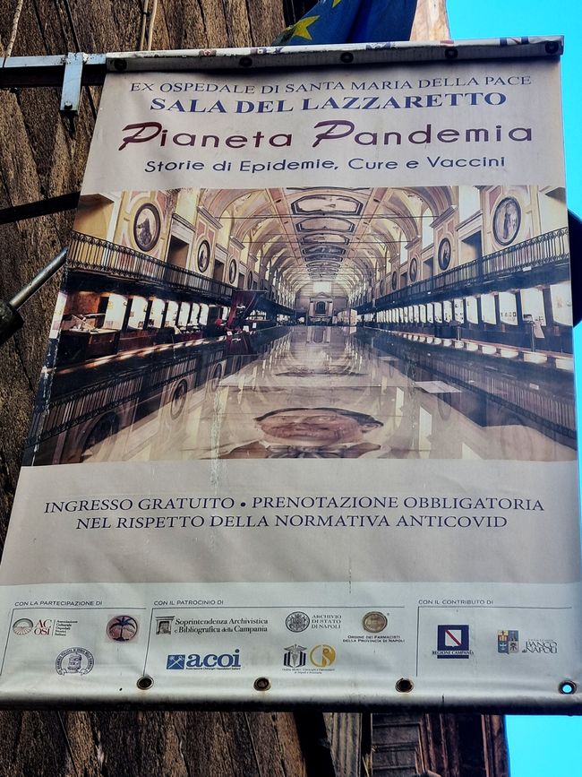 Die Geschichte von Covid in Ospedale de Santa Maria della Pace