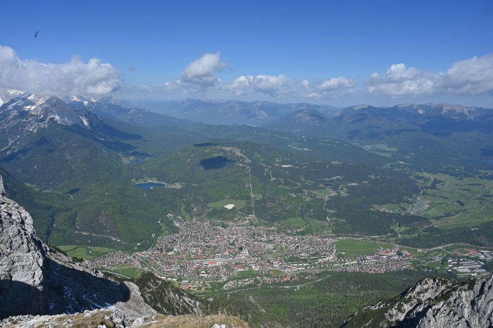 Blick auf Mittenwald
