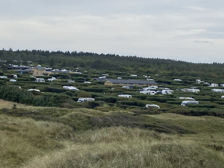 Von der Düne zum Camping