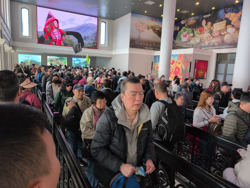 Esperando para la góndola