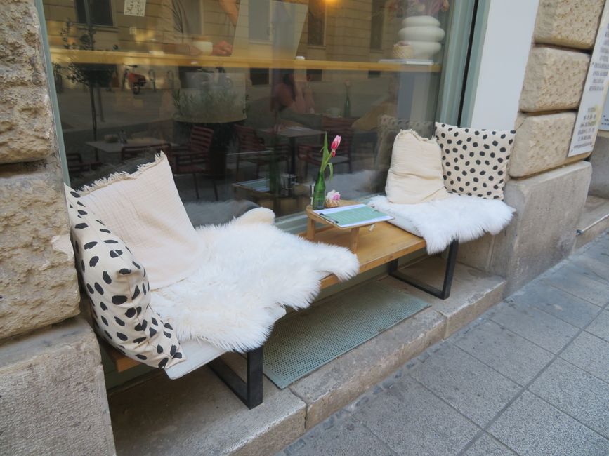 Typisch für Cafés in Pest