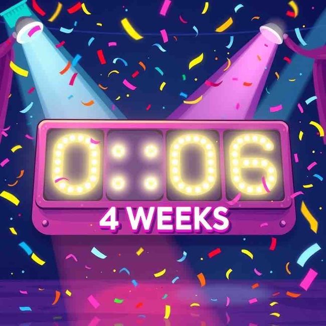In 4 weeks