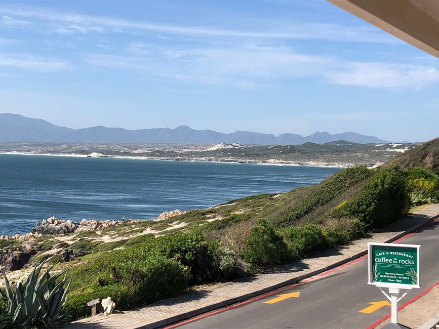 Ausblick vom Caffee on the Rocks ...