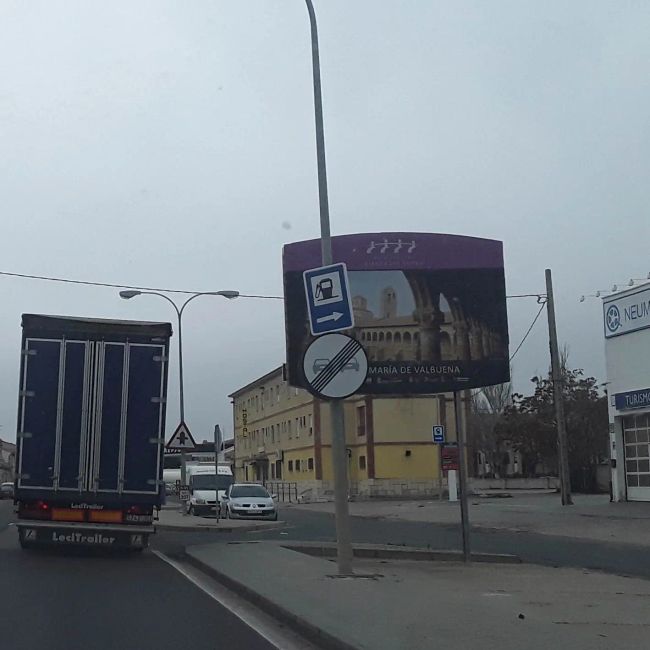 Fotos von meinem Auto aus Peñafiel (Valladolid) (Dezember 2019)