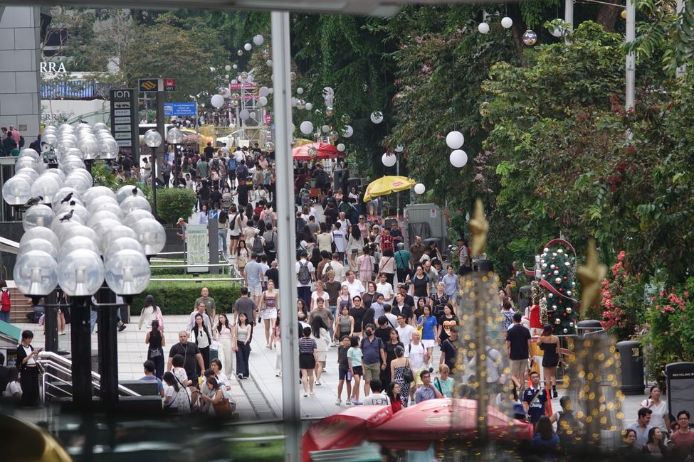 Orchard Rd in Singapore ....