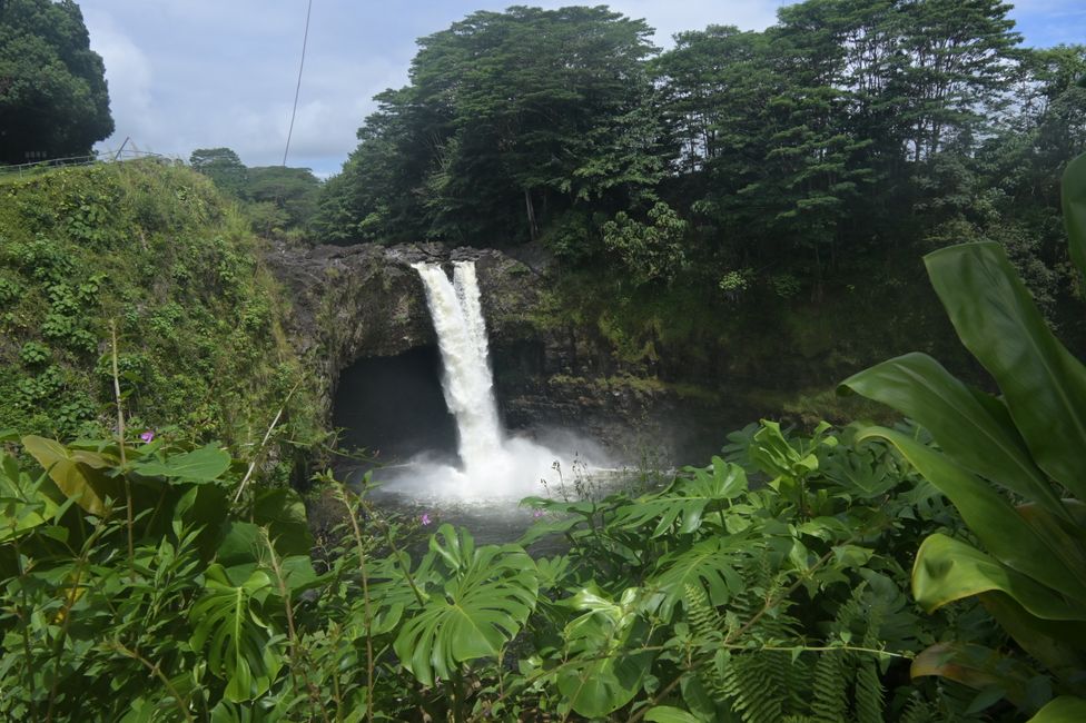 Rivière Wailuku - Chutes Rainbow