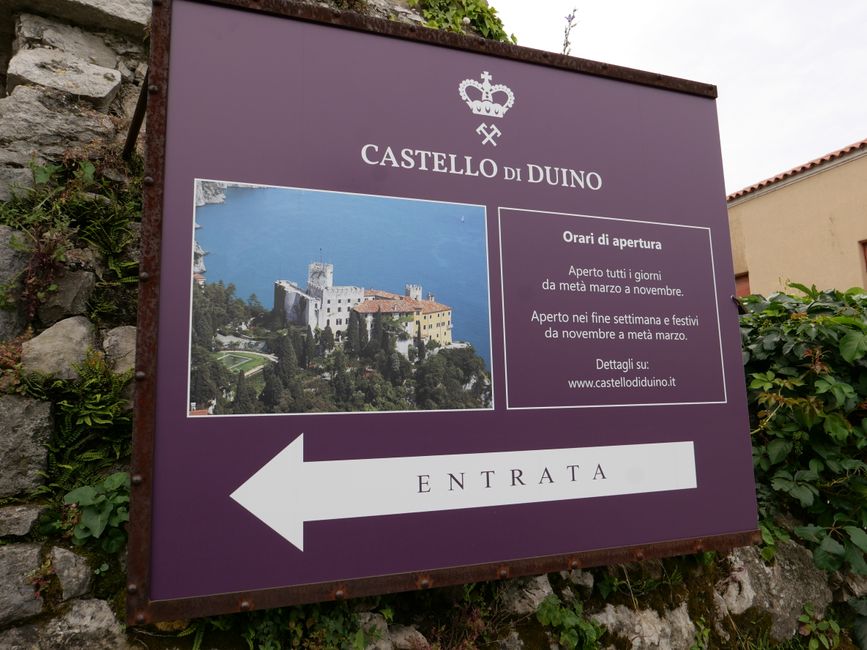 2024 - Juni - Triest - Rilke Wanderweg (Sentiero Rilke) und das Castello di Duino
