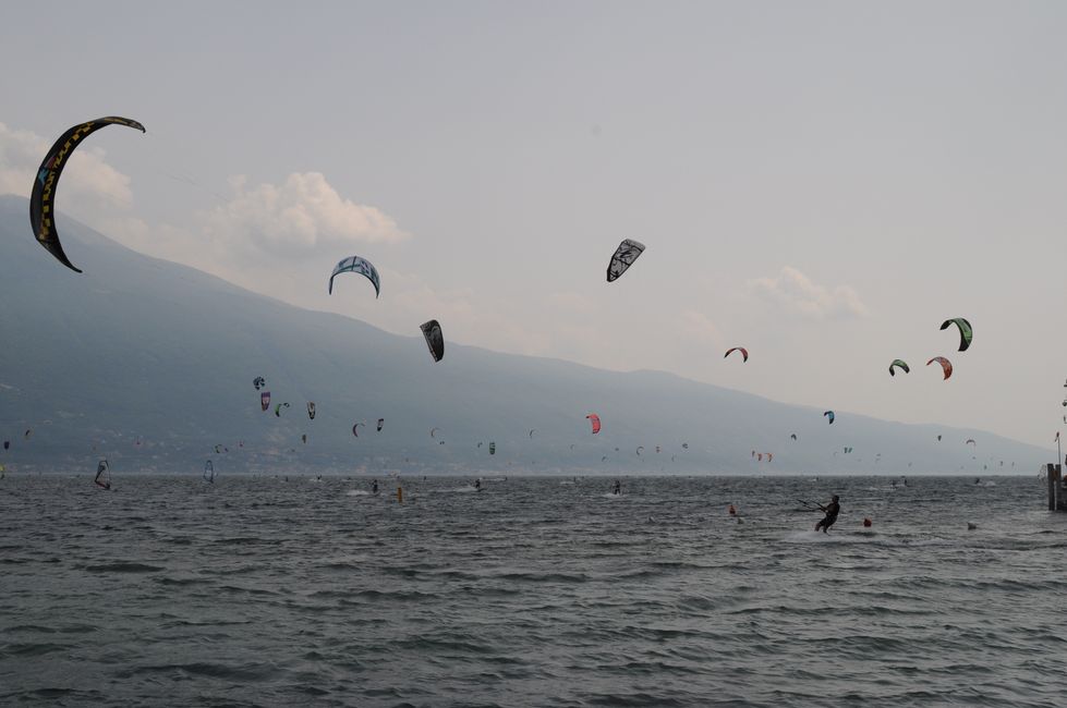 Torbole am Gardasee im Juli 2013