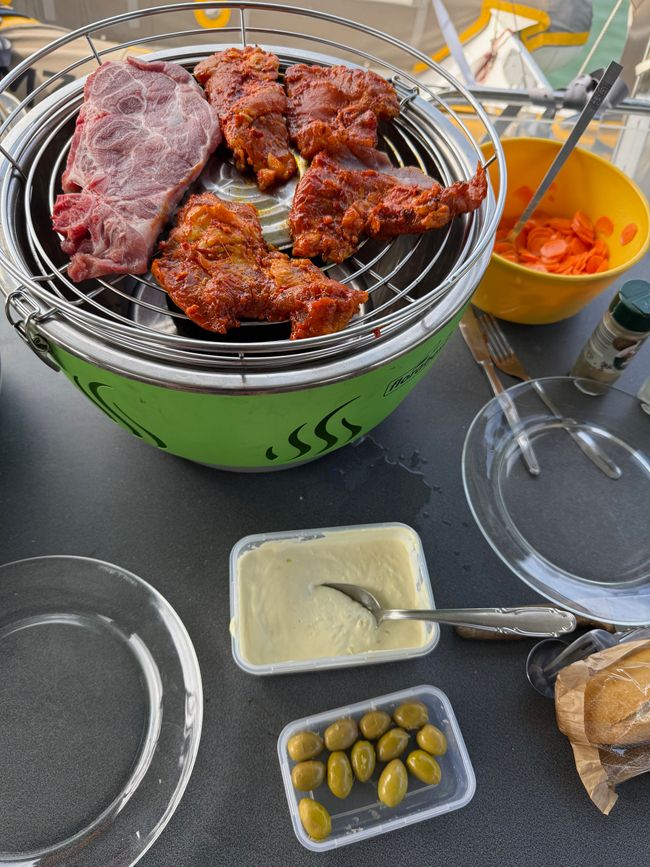 Abendessen in Roches de Condrieu