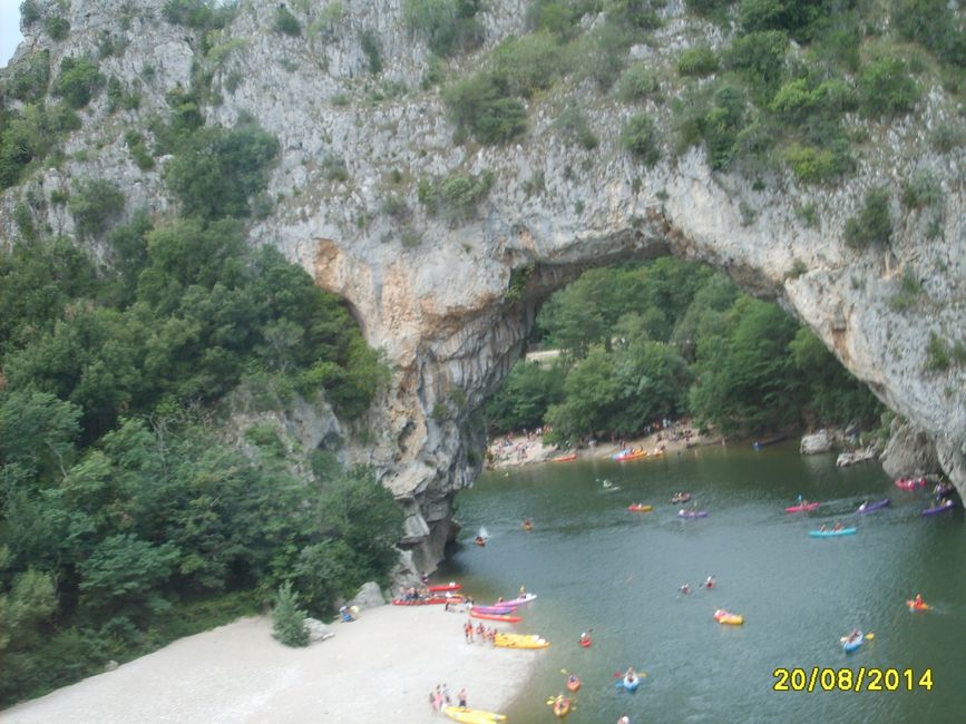 Campervan Tour 2014: Ardèche Gorge