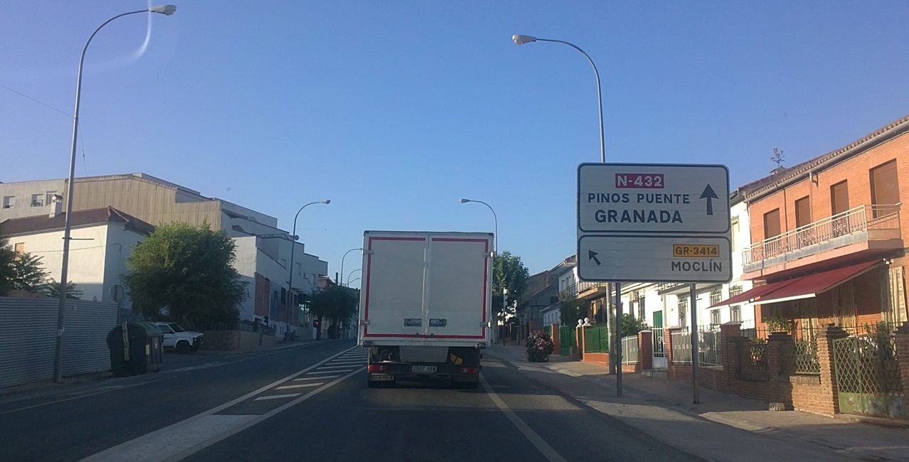 Fotos von meinem Auto aus Puerto Lope (Moclín, Granada) (August 2021)