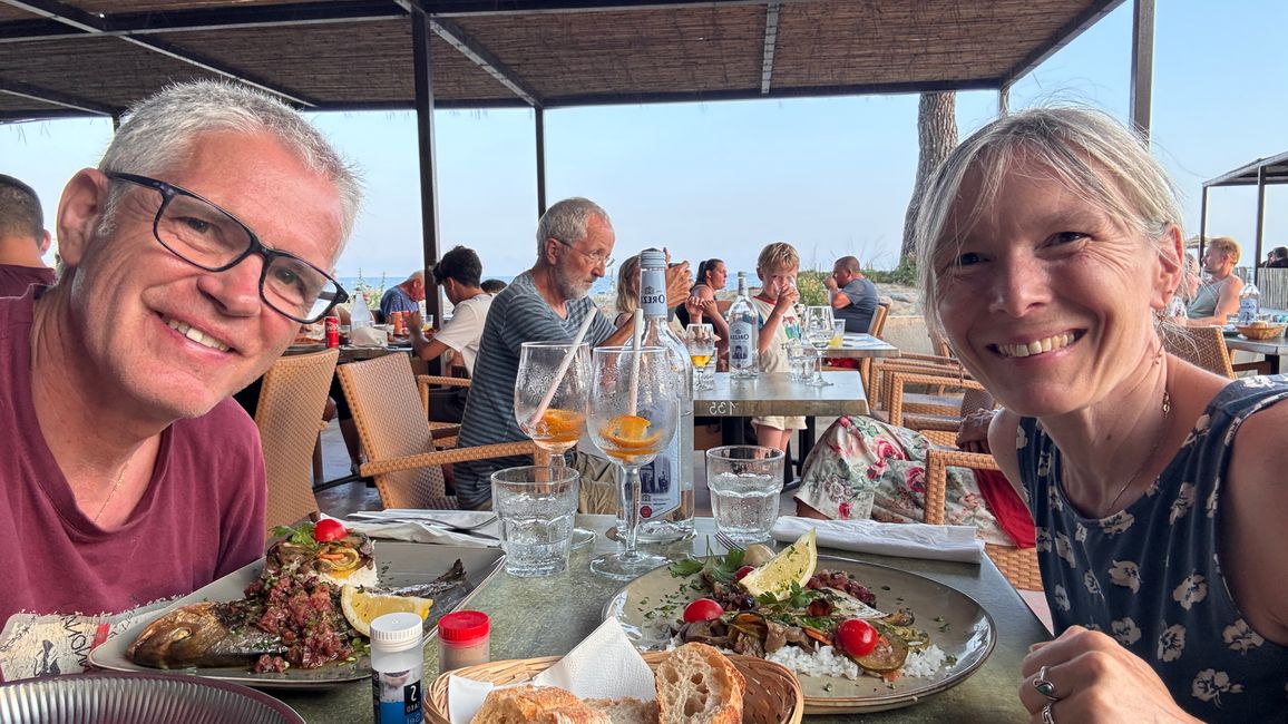 Notre repas d'anniversaire de mariage