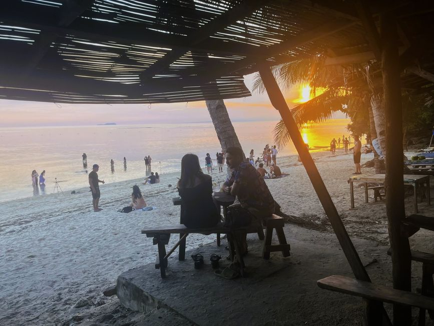 Sonnenuntergang, Paliton Beach