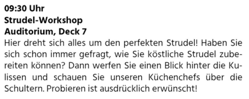 Tag 19: Workshop beim Chefpatissier