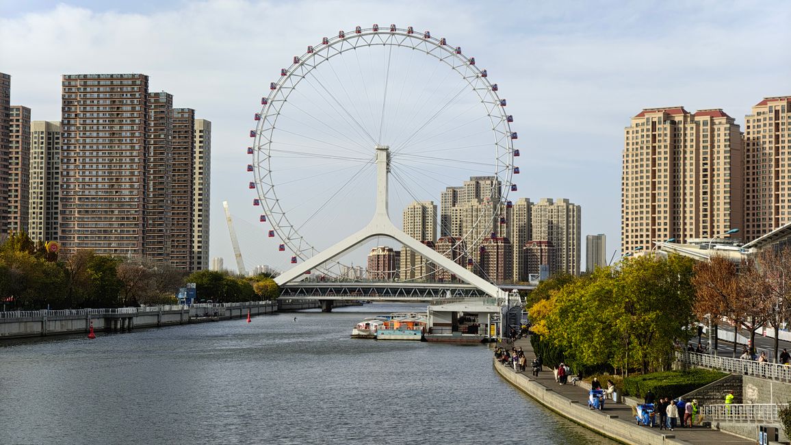 Riesenrad über dem Hai Fluss