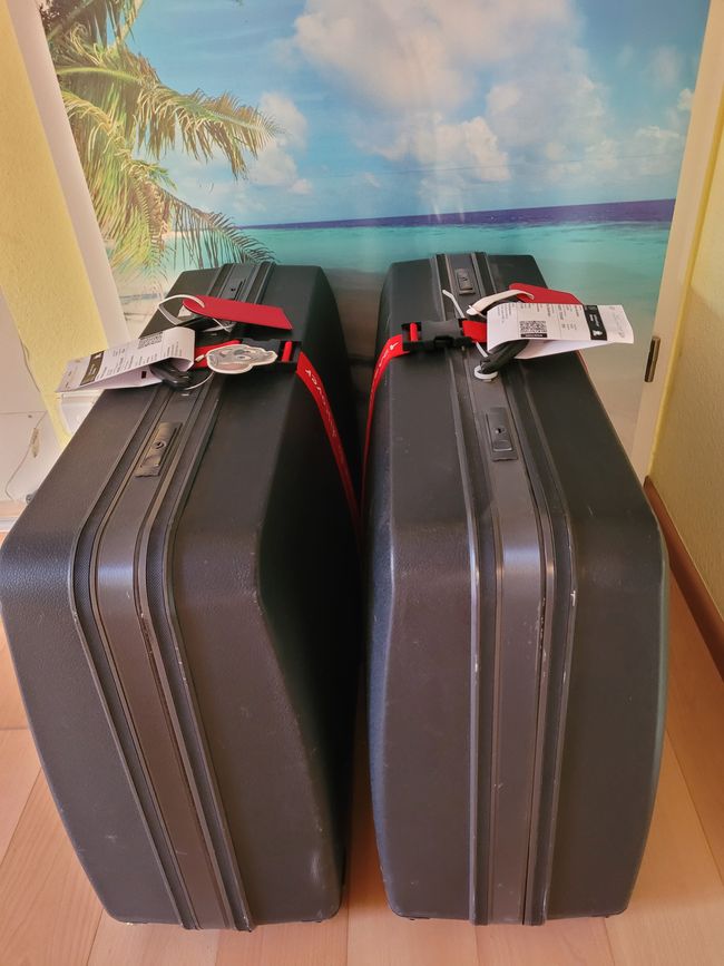 Las maletas están en camino