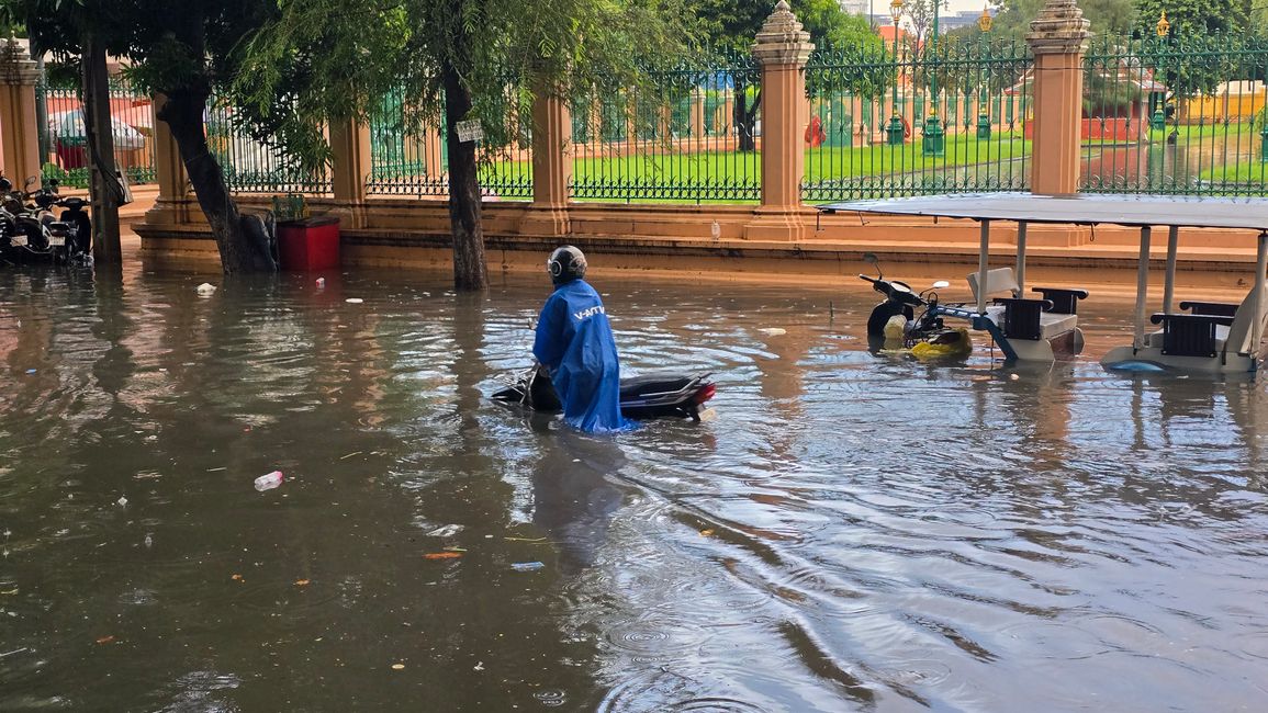 Phnom Penh im Regen