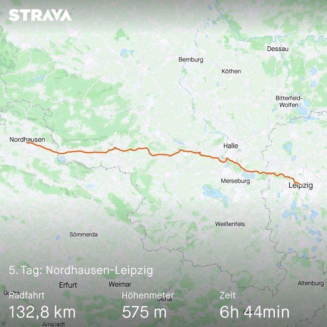 Day 5: from Nordhausen to Leipzig
