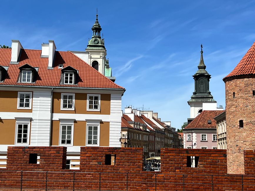 Spaziergang durch Warschau