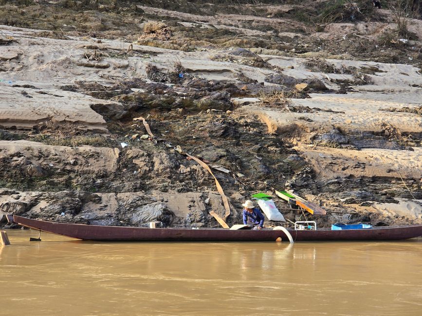 Auf dem Mekong von Luang Prabang nach Ban Houayxay