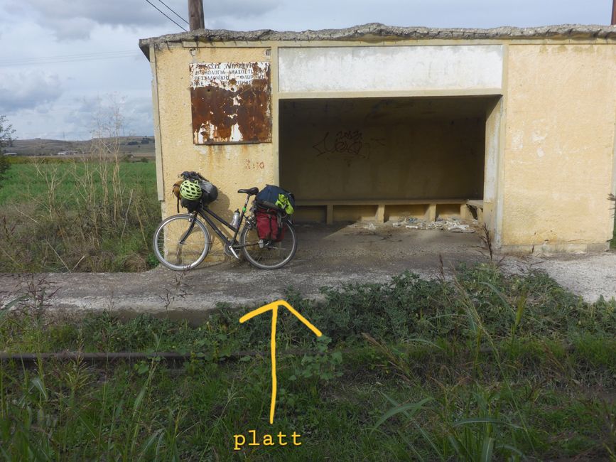 Vermutlich an der Bahnsteigkante zugezogen 