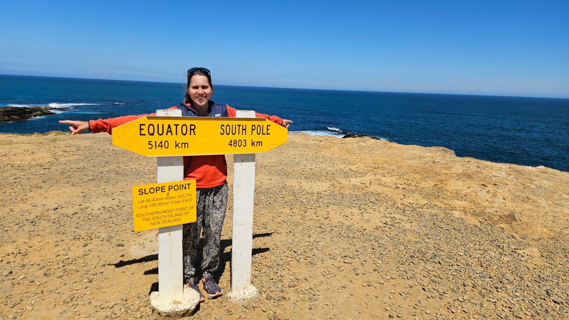 Clifden - Monkey Island - Riverton - Invercargill - Nugget Point