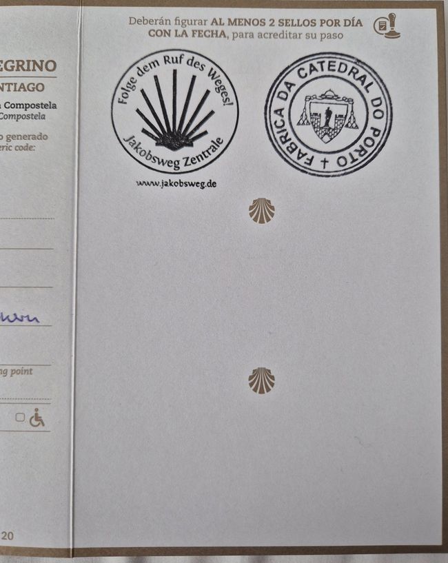 Der erste Stempel! (Rechts)