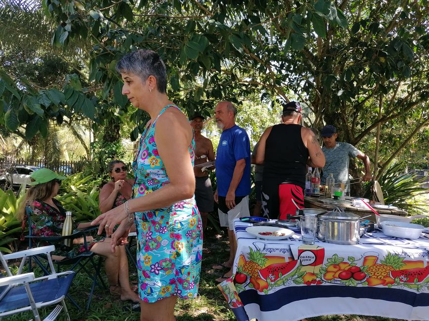 Brasil, en la playa con amigos