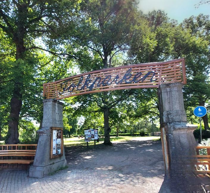 Entrance to Folkparken