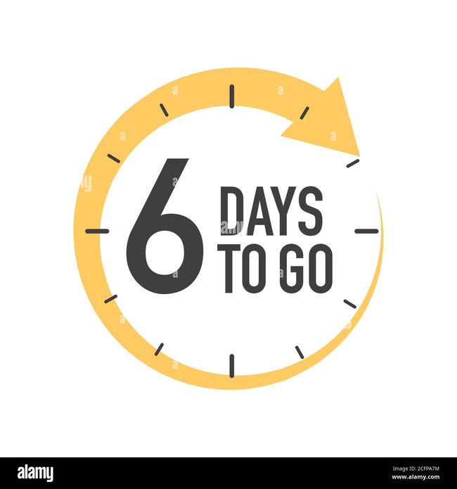 Noch sechs Tage bis es los geht!