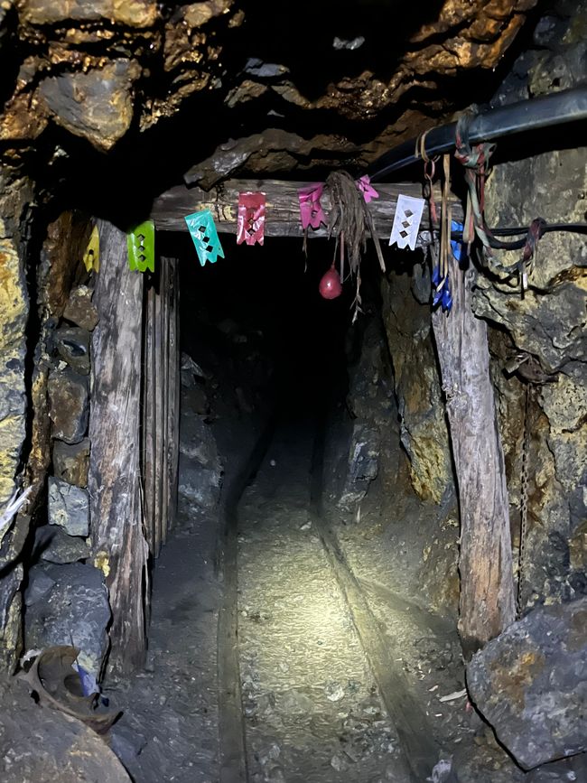 One of the shafts in the mountain 