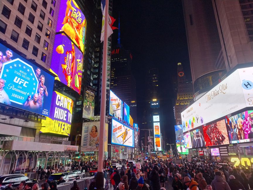 Overcrowded Times Square